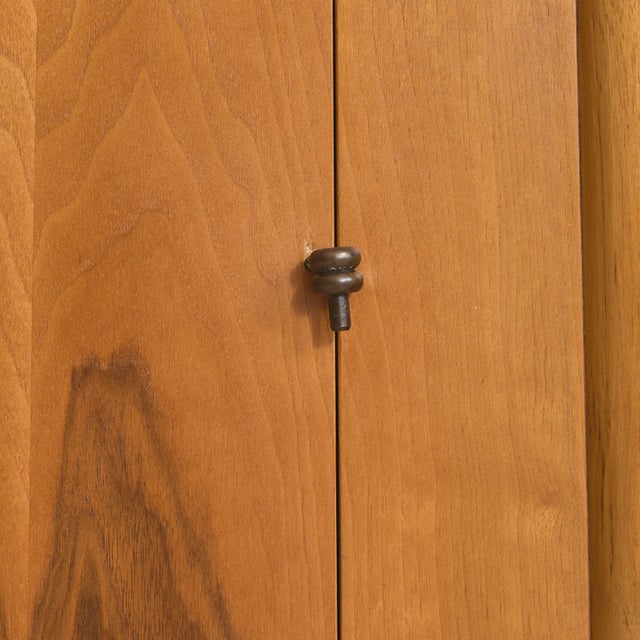 Italian Walnut 'Scuderia' Sideboard Attributed to Carlo Scarpa for Bernini, 1970s For Sale - Image 9 of 13
