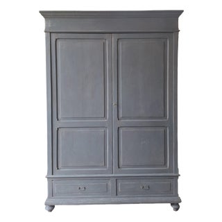 Antique Tuscan Fir Wardrobe, 1890s For Sale