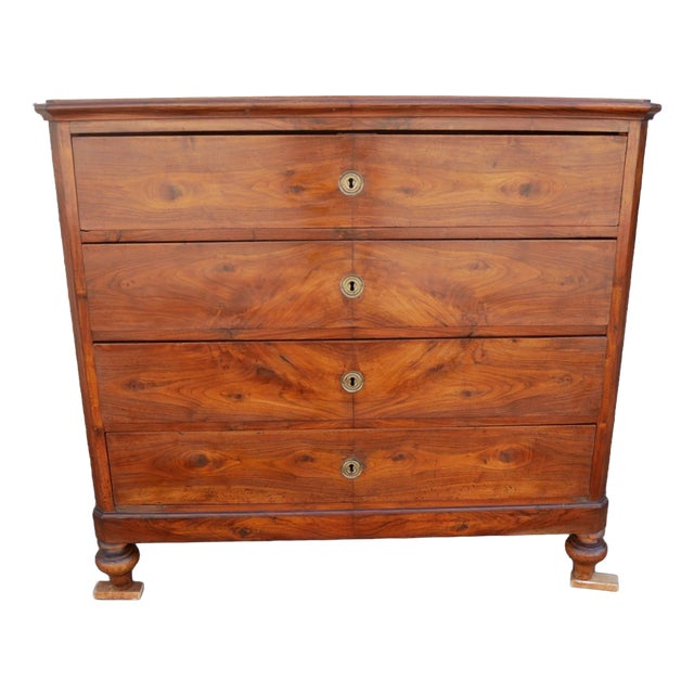 Antique Walnut Chest of Drawers. 1900s For Sale