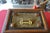 Superb large Tramp Art box, exceptionally well-made likely a wedding box with numerous decorative repurposed elements very...