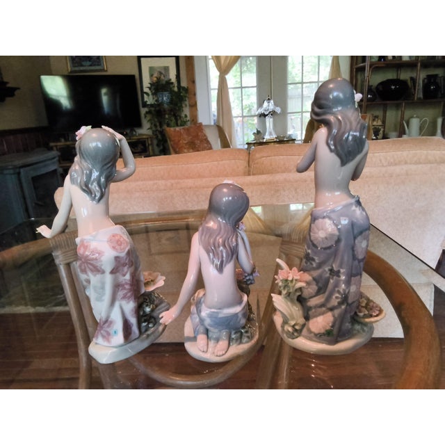 3 Lladró Porcelain Figurines; Tropical Hawaiian Series, Sculpted by Salvador Debón For Sale - Image 12 of 17