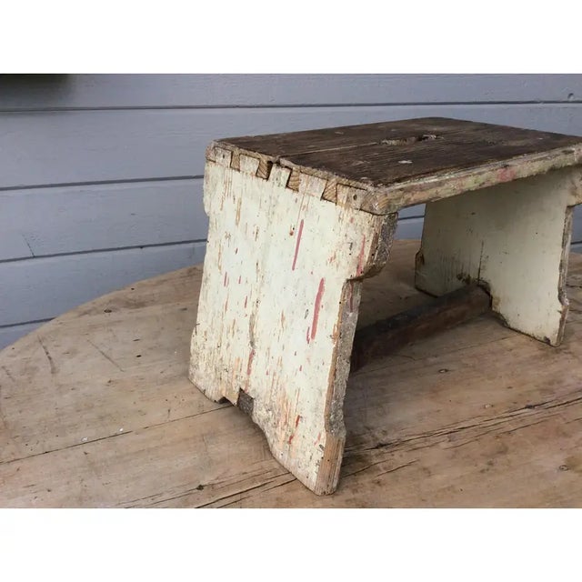 Early 20th Century Antique French Trestle Footrest Chairish