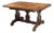 Antique French Oak & Elm Trestle Base Dining Table - No Extension Leaves For Sale