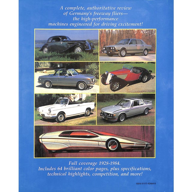 Traditional "BMW: Bavaria's Driving Machines" Book 1984 Norbye, Jan P. For Sale - Image 3 of 10