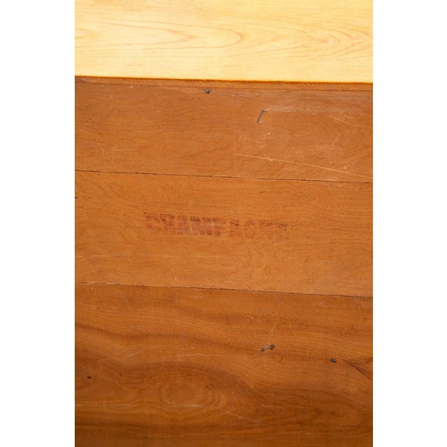 1960s Mid Century Modern Credenza Blonde Shelf Heywood Wakefield Drawer M192 Champagne For Sale - Image 12 of 12