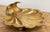 Oversized Vintage Brass Shell Motif Dish on Ball Feet For Sale - Image 4 of 11