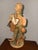 Pied Piper in hard plastic Italian hand painted vintage height 28 cm, width 13 cm, depth 10 cm