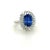Early 21st Century 7.41 Carat Ceylon Sapphire and Diamond Ring, Size 7.25 For Sale - Image 5 of 6