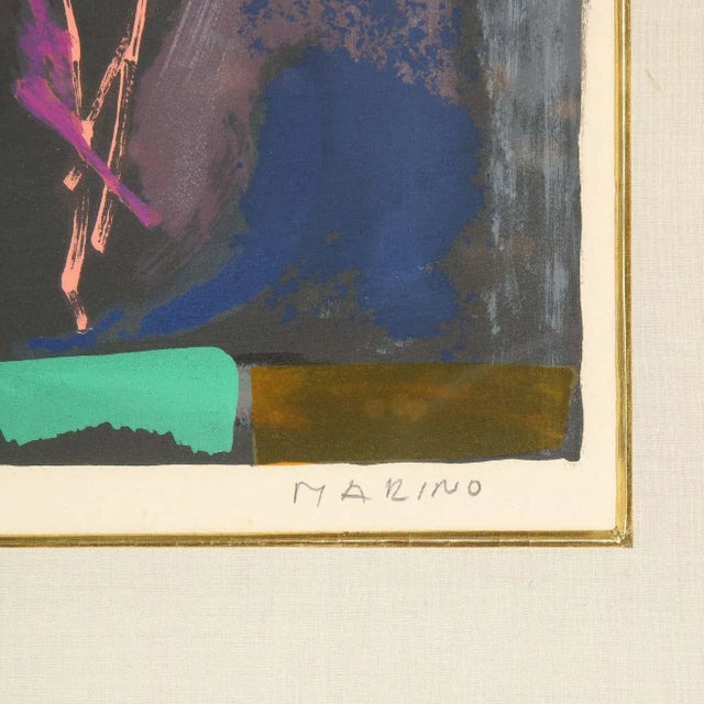 Mid-Century Modern Marino Marini Untitled “From Color to Form” Series 1969 For Sale - Image 3 of 9