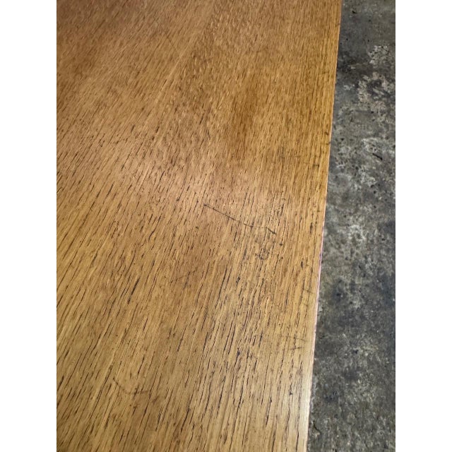 Vintage Danish Oak Kneehole Desk from Meredew, 1950s For Sale - Image 17 of 18