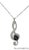 Black Pearl -14K(585) white gold Pendant - Natural Diamond Metal Type: 14K (585) White Gold Total Item Weight: 13.9 Grams...