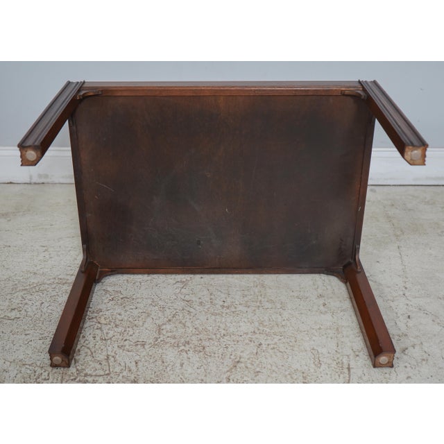 Baker Chippendale Mahogany Butler Coffee Table | Chairish
