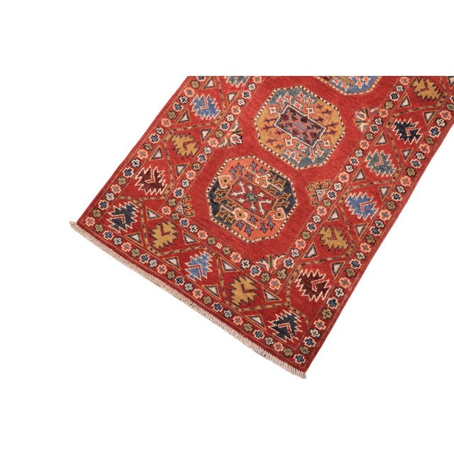 Shabby Chic Shabby Chic Ziegler Rust/Rust Wool Runner Rug- 2'8'' X 6'6'' For Sale - Image 3 of 10