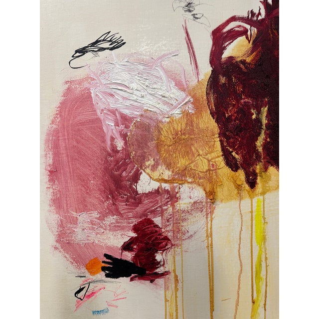 Abstract Acrylic, Oil & Pencil Painting by Xavi Carbonell For Sale In New York - Image 6 of 9