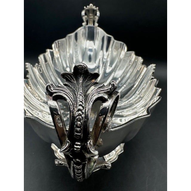 Baroque Style Centerpiece in 800 Silver, Italy, 1950s For Sale - Image 12 of 16
