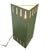 High Style Googie Geometric Enameled Green Wall Sconce W/ Cut Steel. A striking mid century dual-sided and dual socket...