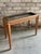 1960s Vintage Brass & Wood Rectangular Side Table For Sale - Image 5 of 12
