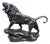 Bronze Sculpture of Roaring Lion by Léon Bureau, 1890s For Sale