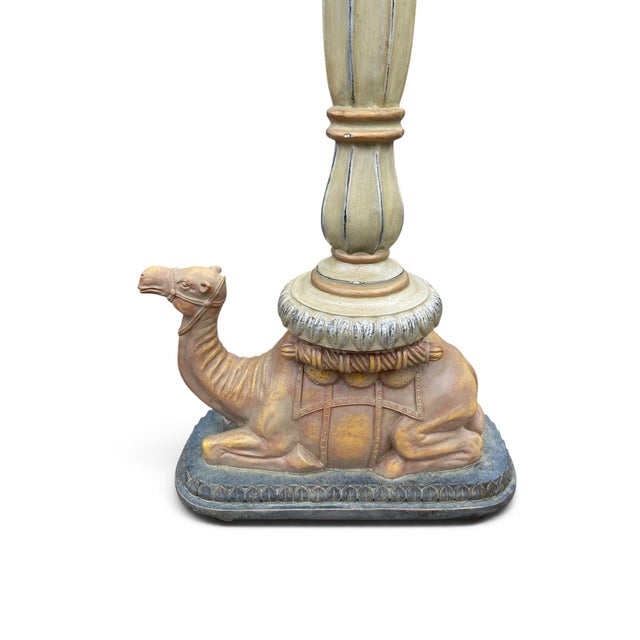 Ceramic Vintage Moorish Style Ceramic Camel Lamp For Sale - Image 7 of 11