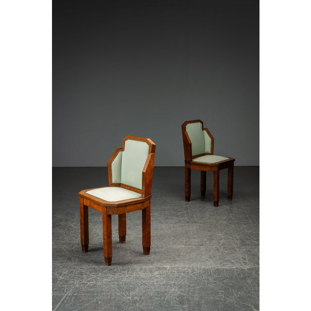 Art Deco Armchair Set, 1930s For Sale - Image 4 of 15