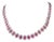 30.20 Ct Natural Ruby & Diamond Necklace For Sale