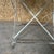 Vintage French White Rectangular Metal Folding Dining Table, 1950s For Sale - Image 3 of 4
