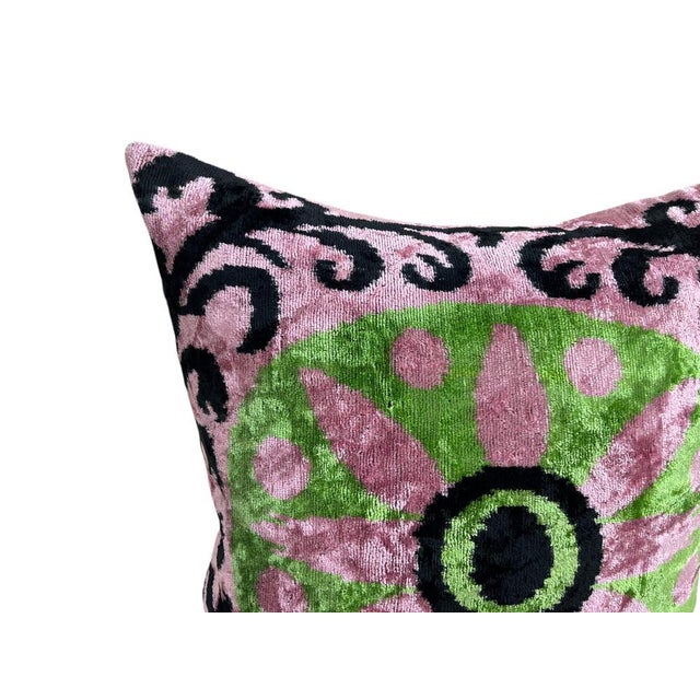Large Silk Cushion Cover with Mystic Design, 2000s For Sale - Image 10 of 11