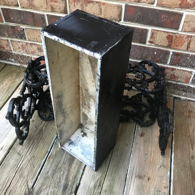 This is a special find for me...quite rare. It is an antique Victorian cast iron planter/window box with feet. It has just...