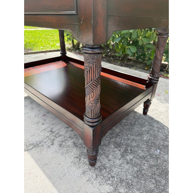 Ralph Lauren Vintage Ralph Lauren Mahogany Two Tier Server - 1 For Sale - Image 4 of 12