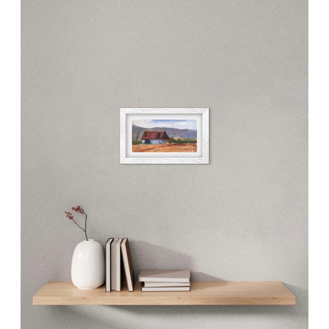 Modern Impressionist Barn Plein‑Air Landscape Original Oil For Sale In Reno/Lake Tahoe - Image 6 of 8