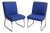 Mid-Century Chrome & Rosewood Dining Chairs by Gordon Russell for Verco, 1960s, Set of 2 For Sale