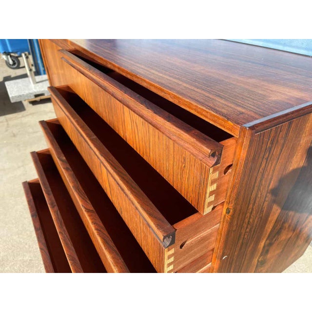 Brown Vintage Danish Sideboard, 1960s For Sale - Image 8 of 9