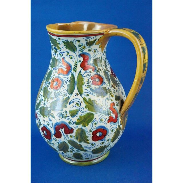 Ceramic Jug Vase by Gualdo Tadino for ICAP, 1920s For Sale - Image 4 of 18