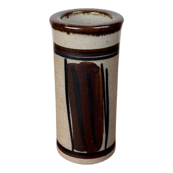 Mid-Century Modern Danish Studio Pottery Vase from Hanne Stentoj, 1960s For Sale