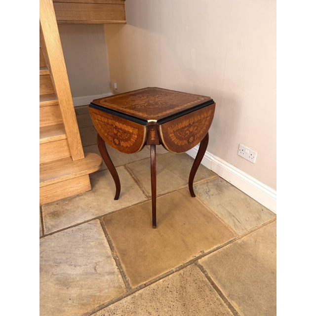 Antique 19th Century Marquetry Occasional Table For Sale - Image 13 of 13
