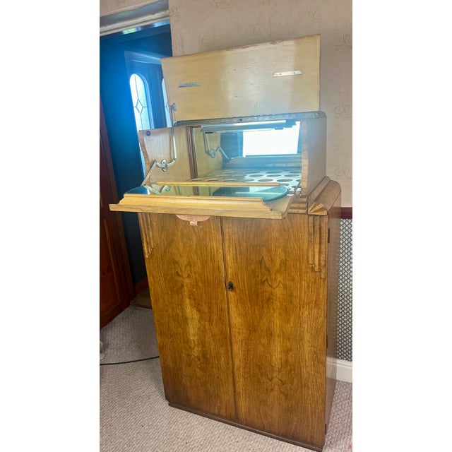 Vintage Art Deco Metaphoric Cocktail Drinks Cabinet, 1930s For Sale - Image 14 of 18