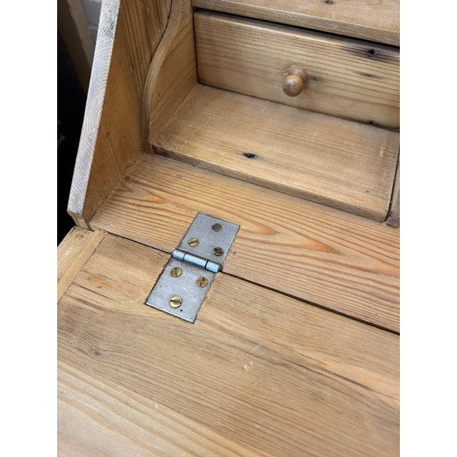 Drop Front Pine Desk For Sale - Image 13 of 17