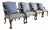 Kittinger Chippendale Carved Mahogany Open Arm Library Chairs | Set of Four For Sale