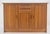 Solid Teak Danish Mid Century Modern 45" Tall 3 Door Compartment Credenza MINT