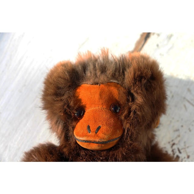 A Monkey in Leather and Rabbit Fur, 1960s, French or German For Sale - Image 4 of 13