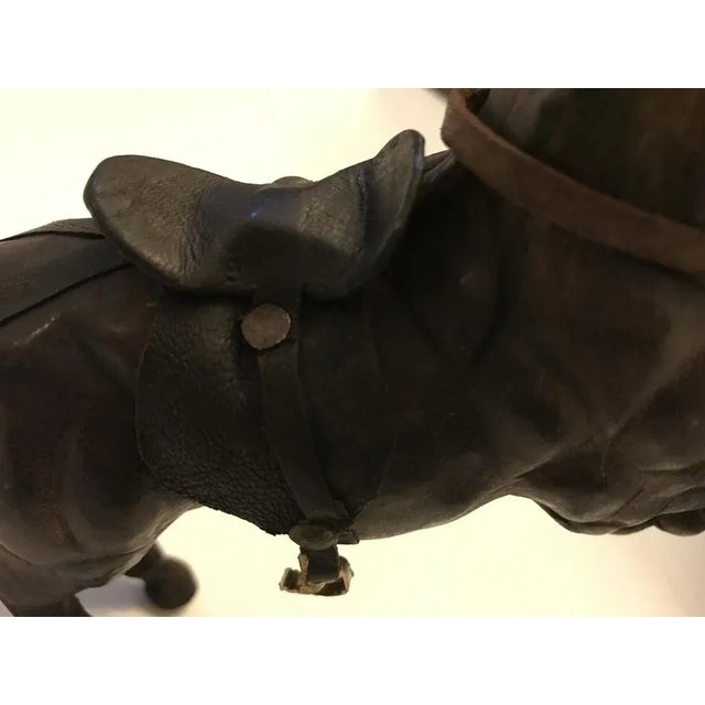 Leather Horse Figurine, 1950s For Sale - Image 11 of 18