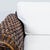 Brown Ralph Lauren Woven Rattan Lounge Chair With White Cushions For Sale - Image 8 of 13