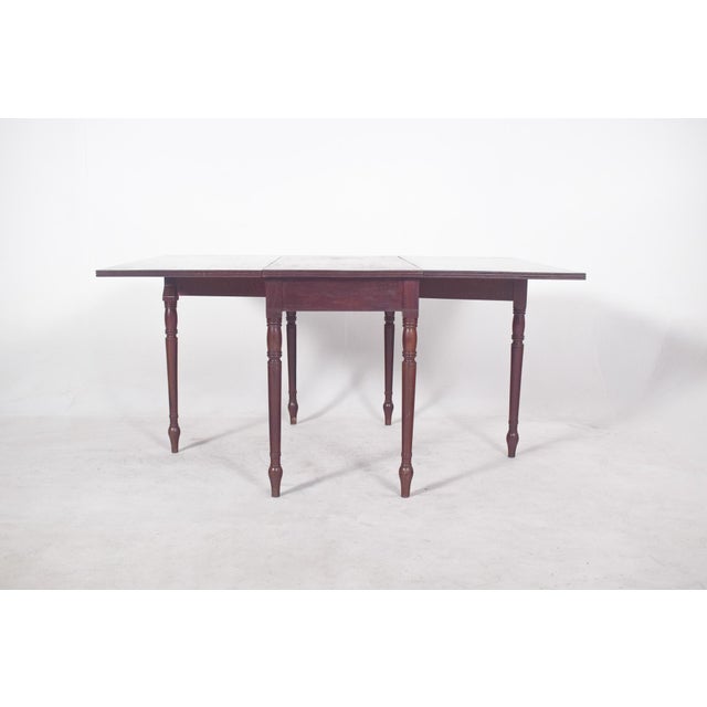 Portuguese Flip Flap Square-Topped Table, 1920s For Sale - Image 4 of 8