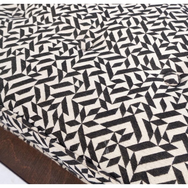 Mid-Century Modern Bent Plywood Scoop Shape Chair & Ottoman on Dowel Legs Mint For Sale - Image 6 of 18