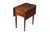 American Antique Early American Federal Cherry Drop Leaf Parlor Side Accent Table For Sale - Image 3 of 12