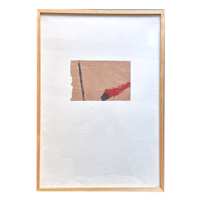 Karl Bohrmann, Abstract Composition, 1998, Oil Pastel, Framed For Sale