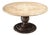 Italian Round Pedestal Dining Table For Sale