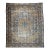 Vintage Persian Tabriz Rug, Hand-Knotted Wool, Herati Geometric Pattern, Navy & Camel, 10x13 For Sale