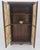 Very Fine 1900s Antique Russian Brass Inlay Two Glass Doors Storage Cabinet For Sale - Image 10 of 13