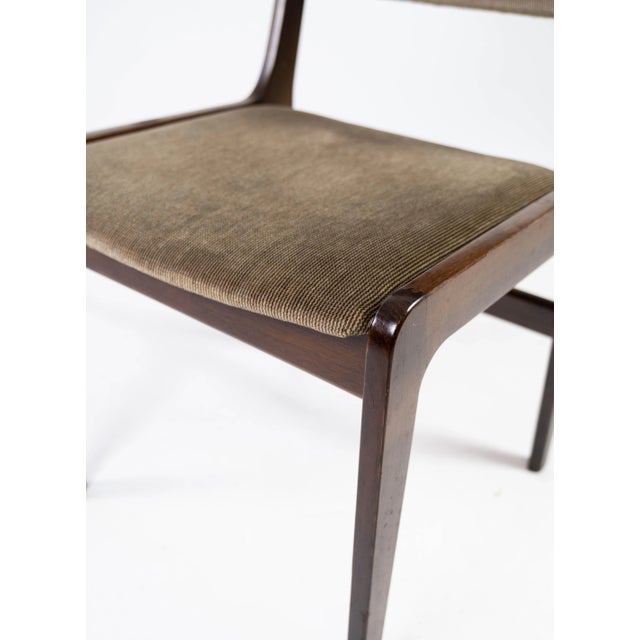 Brown Dining Chairs in Dark Wood from Farstrup, 1960s, Set of 4 For Sale - Image 8 of 15
